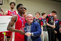 Taiwo Badmus hefur átt góðu gengi að fagna á Íslandi.