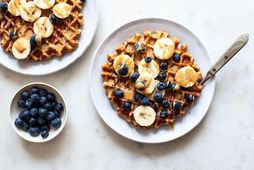 Hér er frábær uppskrift að vöfflum fyrir þá sem kjósa vegan-lífsstíl.
