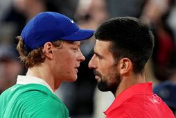 Jannik Sinner og Novak Djokovic.