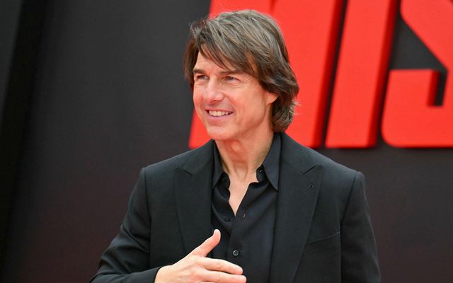 Tom Cruise a forsýningu Mission: Impossible - The Final Reckoning í New York 18. maí …